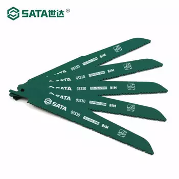 SATA, набор из 5 полотен для сабельных пил 150MM_8-18T 93330S, пильное полотно с грубыми зубьями и мелкими зубьями, сабельное пильное полотно