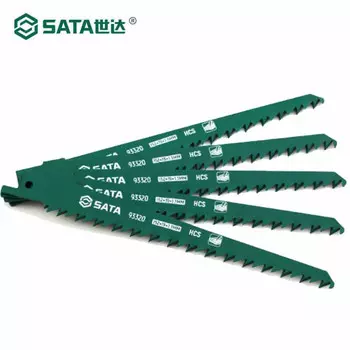 SATA, набор из 5 полотен для сабельной пилы 152MM_6T 93320S, пильное полотно с крупными зубьями и мелкими зубьями, сабельное пильное полотно