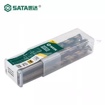 SATA набор из 5 предметов: кобальтовое спиральное сверло с прямым хвостовиком 13,0 мм, сверло из сверлильного сплава высокой твердости 52430