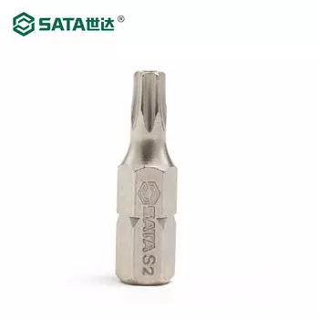 SATA набор из 5 предметов, серия 6,3 мм, 25 мм, длина, среднее отверстие, отвертка в форме цветка T10 59242-головка отвертки