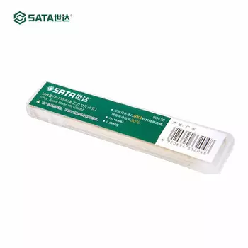 SATA, набор лезвий для универсального ножа, 10 предметов, 15 секций, 18x100 мм 93437-нож для удаления обоев, экспресс-резак для бумаги