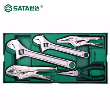 SATA Набор разводных ключей и плоскогубцев, 5 предметов 09909 – набор инструментов