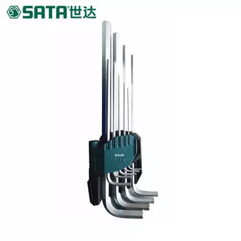 SATA SATA 09103A Набор из 9 специальных длинных шестигранных ключей из хромованадиевой стали