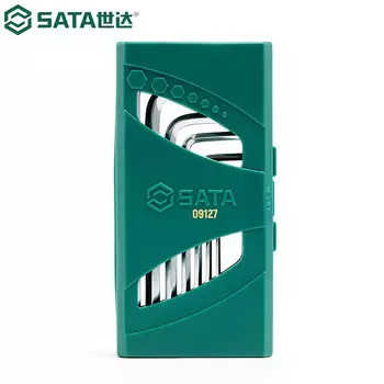 SATA SVCM, легированная сталь, закаленная метрическая система, набор из 7 предметов 09127