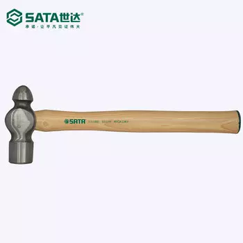 SATA Tools Молоток с шариковой ручкой и деревянной ручкой, 1,5 фунта 92313