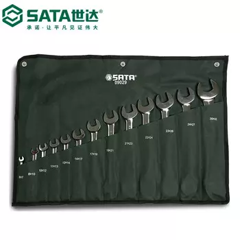 SATA Tools, набор из 13 полностью полированных двусторонних ключей 09029