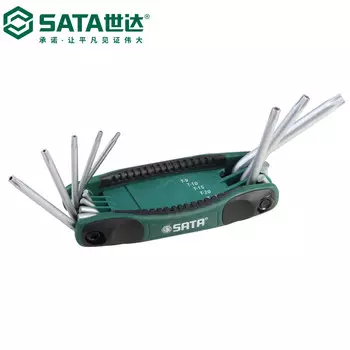 SATA Tools, набор из 8 складных ключей в форме цветка с центральным отверстием 09123