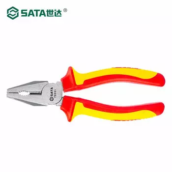 SATA VDE изолированные и устойчивые к напряжению клещи для проводов 7 дюймов 70332 - плоскогубцы для ручных инструментов