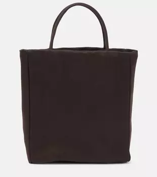 Сатиновая сумка-тоут Cecily The Row, коричневый