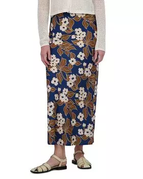 Сатиновая юбка-комбинация Point, синий