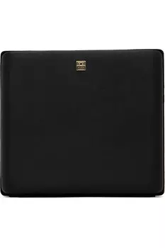 Сатиновая вечерняя сумочка-конверт Toteme, черный