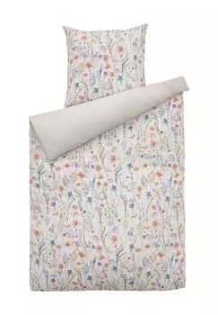 Сатиновое двустороннее постельное белье Galeria, цвет Gesamt Breite Multi Beige