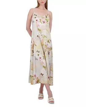 Сатиновое платье-комбинация Point, розовый