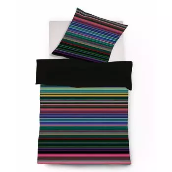 Сатиновое постельное белье Dream Sleep Mako Bed Art S North Bay мультиколор 200х200 см + 2х 80х80 см Traumschlaf