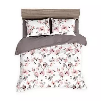 Сатиновое постельное белье Dream Sleep Premium Leeds Old Pink 200x220 см + 2x 80x80 см Traumschlaf