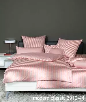 Сатиновое постельное белье Janine Mako 2 шт. 155 х 220 см, наволочка 80 х 80 см Modernclassic 3912-44 Original Janine