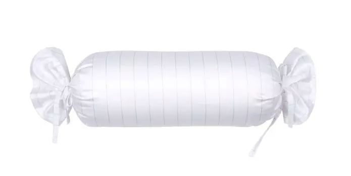 Сатиновое постельное белье Janine Mako, современный классический нефритовый чехол для шеи, валик индивидуально, 15х40 см, в тонкую полоску Original Janine