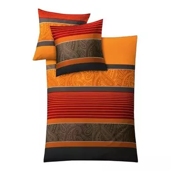 Сатиновое постельное белье Kleine Wolke Cambridge, 155x1x220 см цвет chili
