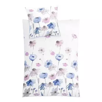 Сатиновое постельное белье Kleine Wolke Svea, 135x1x200 см, сиреневый