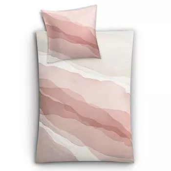 Сатиновое постельное белье Kleine Wolke Nesrin, 135x1x200 см цвет old rose