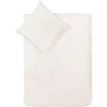 Сатиновое постельное белье mako cream decoper Decoper, белый