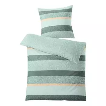 Сатиновое постельное белье мако гвен Kleine Wolke, зеленый