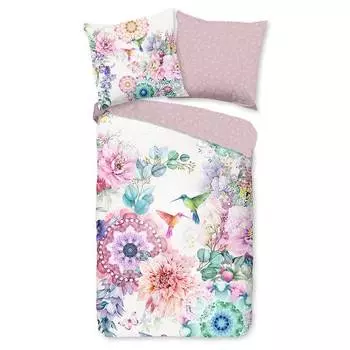 Сатиновое постельное белье мако isaye Hip, розовый