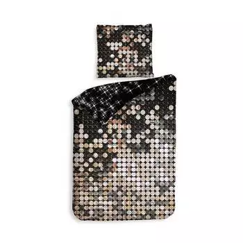 Сатиновое постельное белье мако konna Heckett & Lane, черный