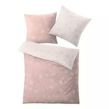 Сатиновое постельное белье мако леоне Kleine Wolke, розовый