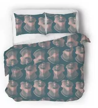 Сатиновое постельное белье pose Sense Eight, синий