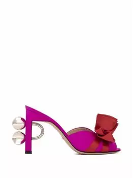 Сатиновые босоножки Gucci