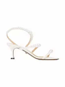 Сатиновые босоножки Sirene Mach & Mach, белый