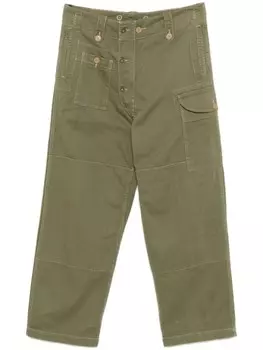 Сатиновые брюки карго Polo Ralph Lauren, зеленый