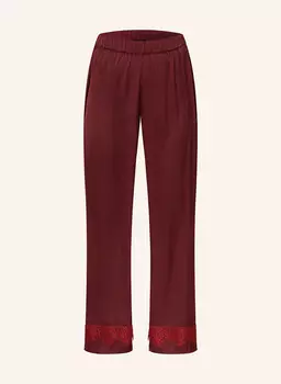 Сатиновые секреты пижамы из атласа Simone Prle, красный