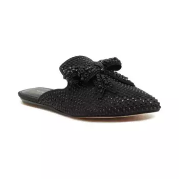 Сатиновые тапочки 225-оливковый Kurt Geiger, черный