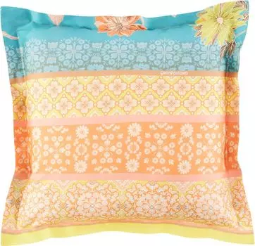 Сатиновый чехол на подушку Bassetti Mako индивидуально POSILLIPO цвет V1 ЗЕЛЕНЫЙ размер 40х40