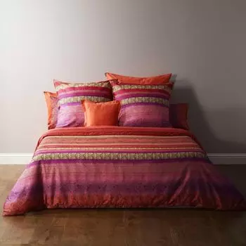 Сатиновый комплект постельного белья Bassetti Mako Monreale цвет RED R1 размер 200х200+2х80х80