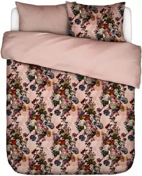 Сатиновый комплект постельного белья Essenza Karli цвет Darling розовый размер 140х200+70х90