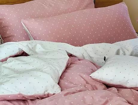 Сатиновый комплект постельного белья Irisette Mako Jessica 8256 розовый 155 х 220 см + 1 х наволочка 80 х 80 см