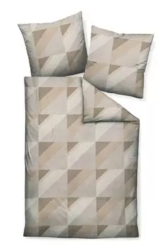 Сатиновый комплект постельного белья Janine Design Mako J.D. 87065 цвет taupe-07 размер 135X200+80x80см Original Janine