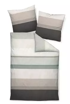 Сатиновый комплект постельного белья Janine Design Mako moment 98074 цвет минеральный синий jadehauch-02 размер 240x220 + 2x80x80см Original Janine