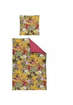 Сатиновый комплект постельного белья Mako Magic 8848 Diva irisette, цвет Gesamt Breite Honig