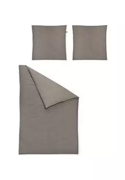 Сатиновый комплект постельного белья Mako Verona 8357 Romeo irisette, цвет Gesamt Breite Grau