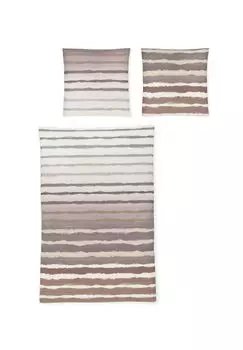 Сатиновый комплект постельного белья Mako Sky 8403 Harold irisette, цвет Gesamt Breite Rosa