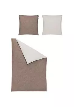 Сатиновый комплект постельного белья Mako Crown-K 8404 Гордон irisette, цвет Gesamt Breite Terra