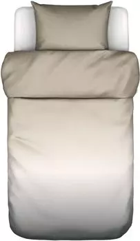 Сатиновый комплект постельного белья Marc O' Polo Jorn цвет темный песочный размер 200х200+2/80х80 Marc O'Polo