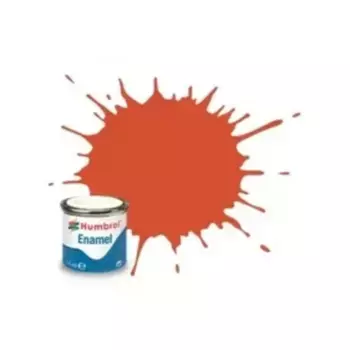 Сатиновый красный - №132 (14мл), Humbrol Enamel Paints - Satin (Hornby Hobbies)
