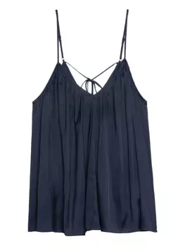 Сатиновый топ Zadig&Voltaire Cym, синий