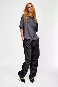 Сатиновый топ ZARA
