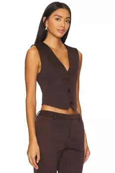 Сатиновый жилет эдвины хейви Ser.O.Ya, коричневый